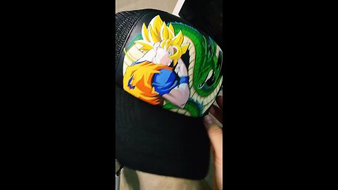 Hand painted Dragon Ball Z #goku cap