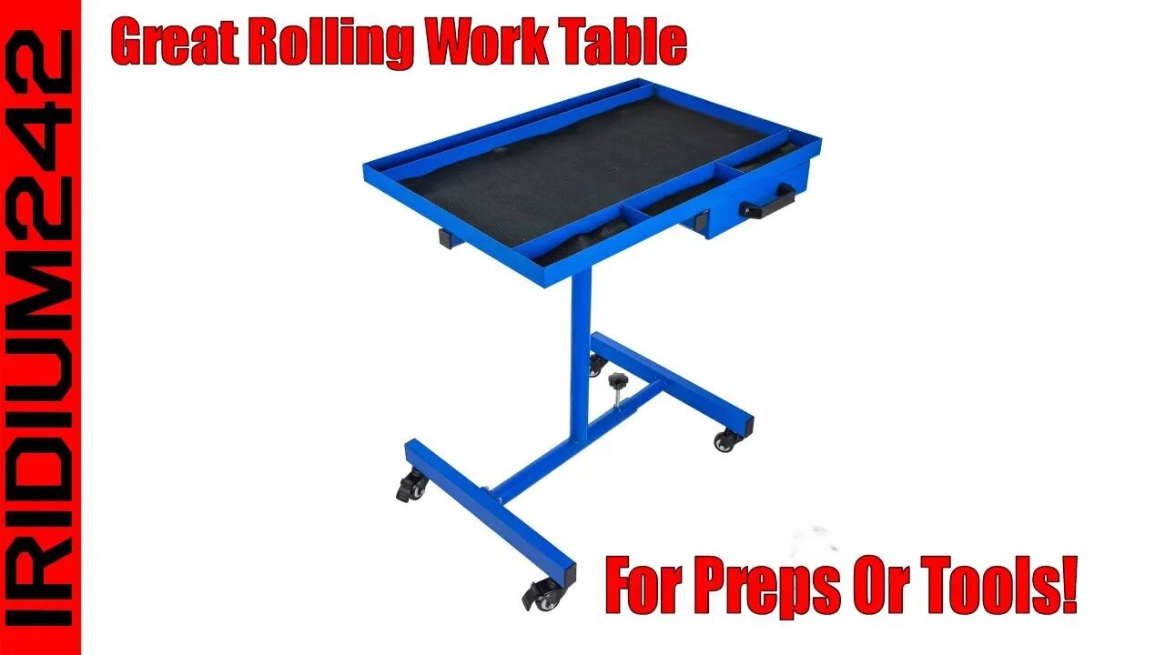 Keep Your Gear Close! VEVOR Rolling Tool Table 220 LBS Capacity