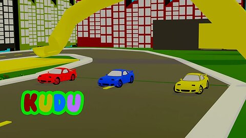 Amazing colorful Car race