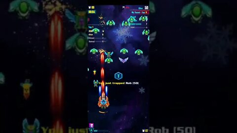 GALAXY ATTACK ALIEN SHOOTER - PVP SURVIVAL Quad 1 VS 100 (15 Jan 2022) my team become 3rd