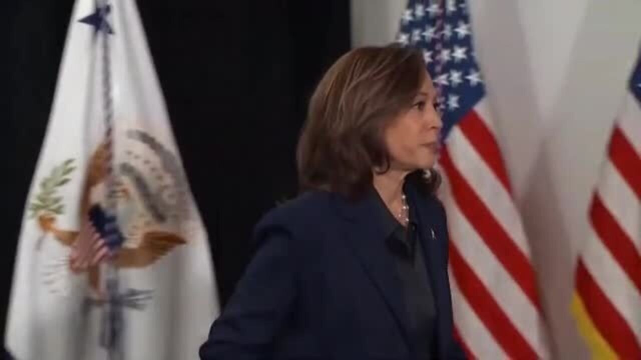 Runaway Candidate - Kamala Runs From Reporter After Being Asked Tough Questions