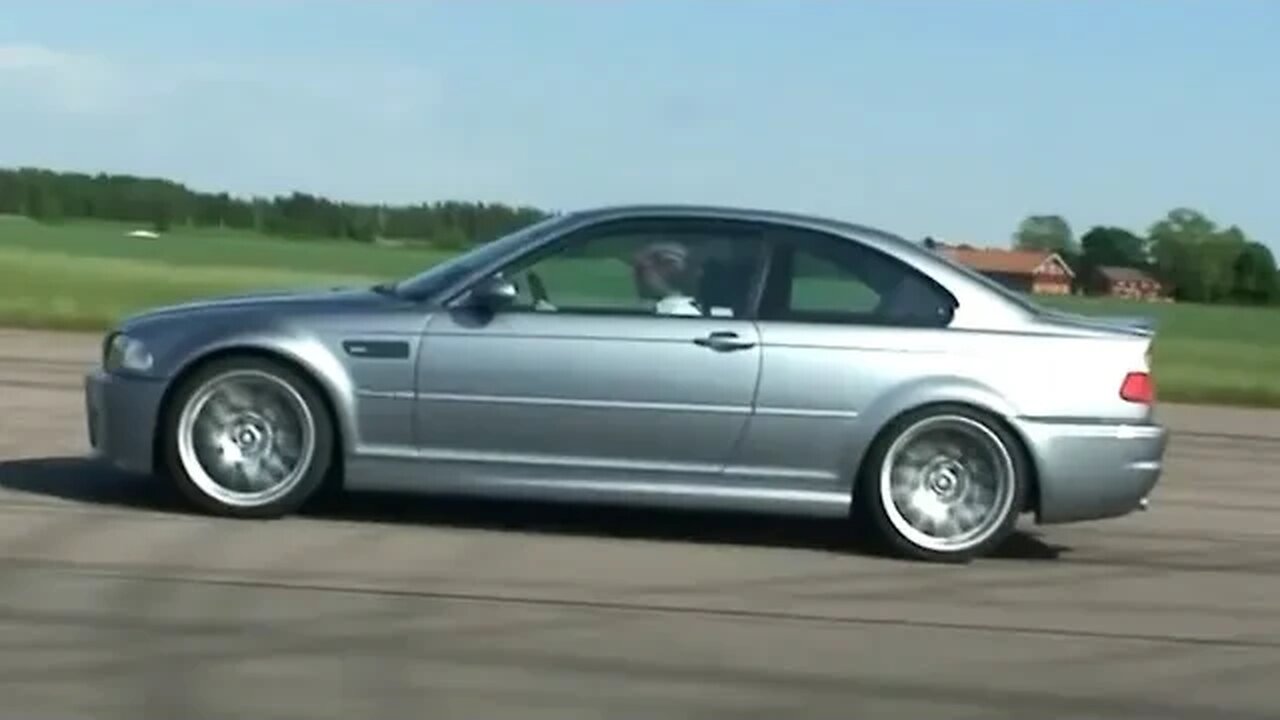 BMW M5 E39 vs BMW M3 CSL with misshift