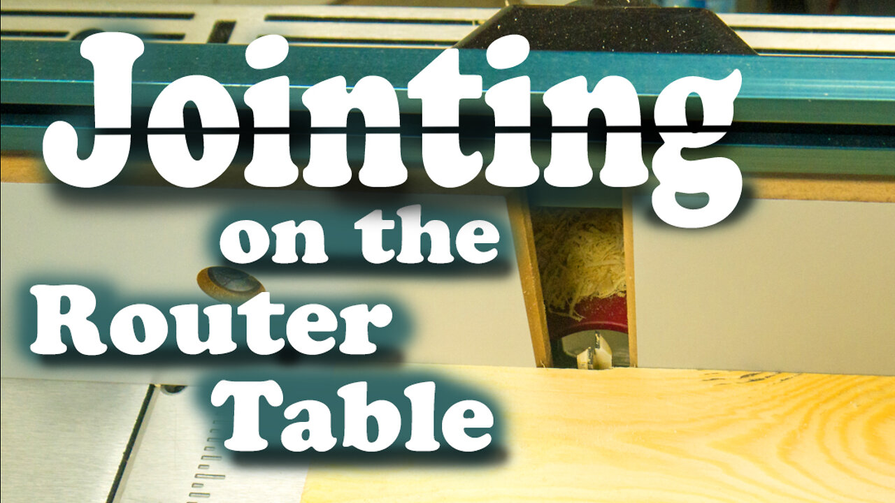 Jointing on the Router table - Creating a Good Glue Joint Without a Jointer!