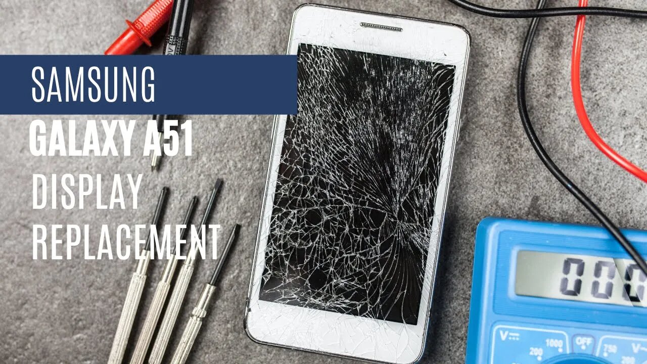 Samsung Galaxy A51 | Screen repair | Display replacement | Repair video