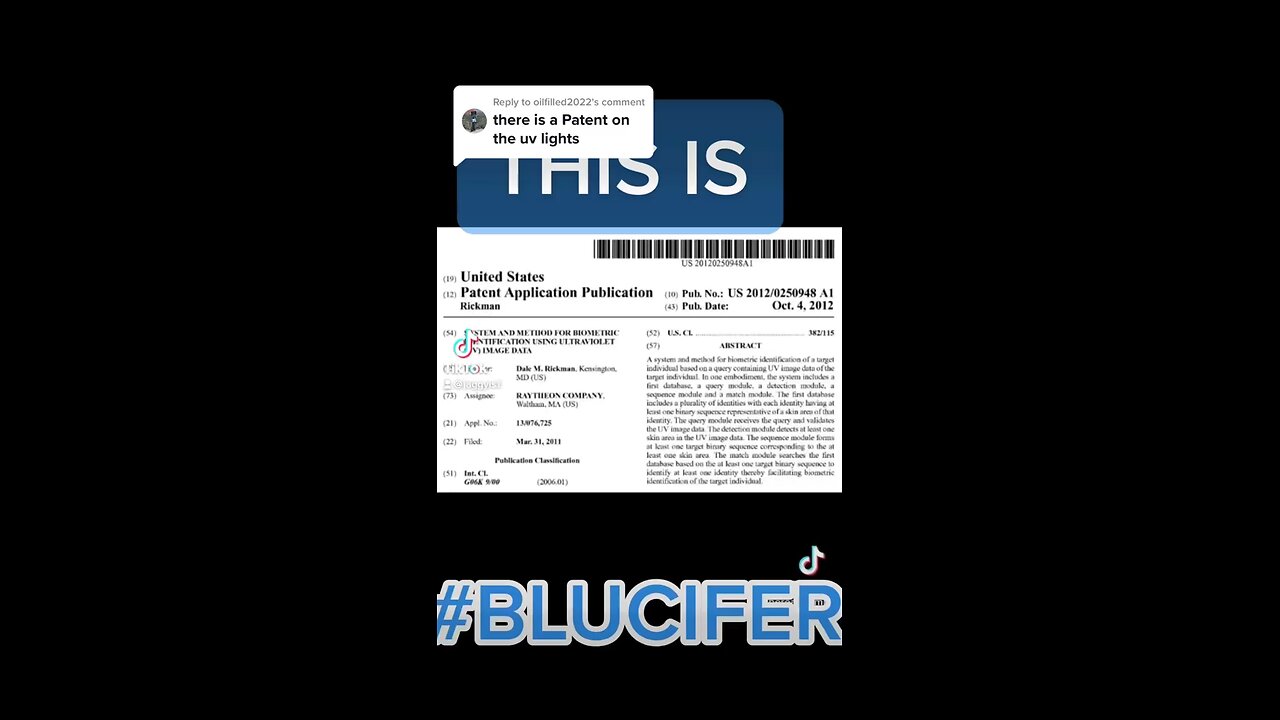 There is a patent on the blucifer uv lights | MOTB.