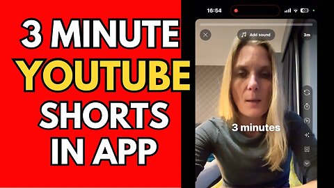 How To Upload 3 Minute Long YouTube Shorts In App - New Shorts Update (Nov 2024) Walk Through Video