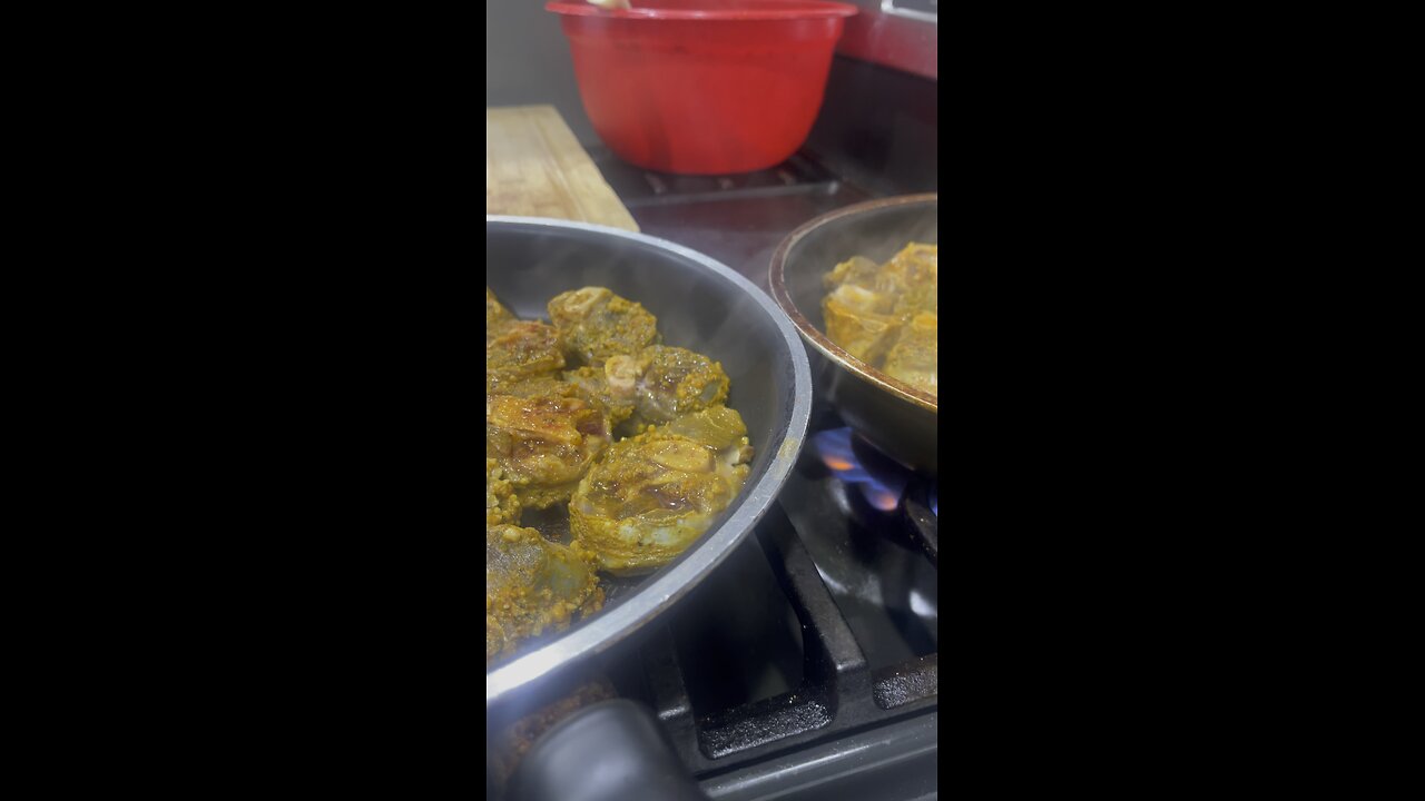 Fried Curry Goat