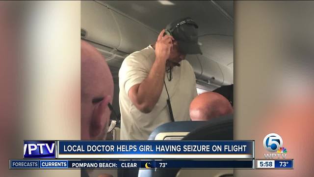 Delray Beach doctor crediting with saving 9-year-old girl during flight to Mexico