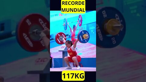 RECORDE MUNDIAL no Arranco de 117kg de Wei Deng (64kg) #Shorts