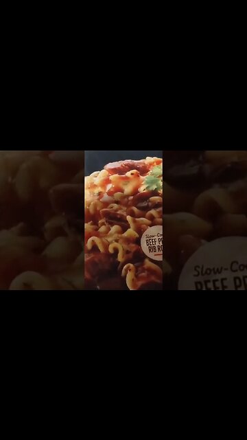 7 easy steps to TV dinner beef stroganoff🐂😍 #shorts