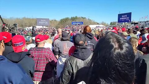 Ed's World On Location: KT Zed at the Commerce, GA Trump Rally