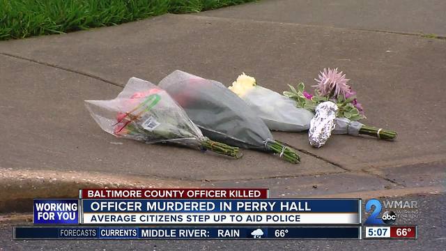 Average citizens step up to aid police after officer murdered in Perry Hall