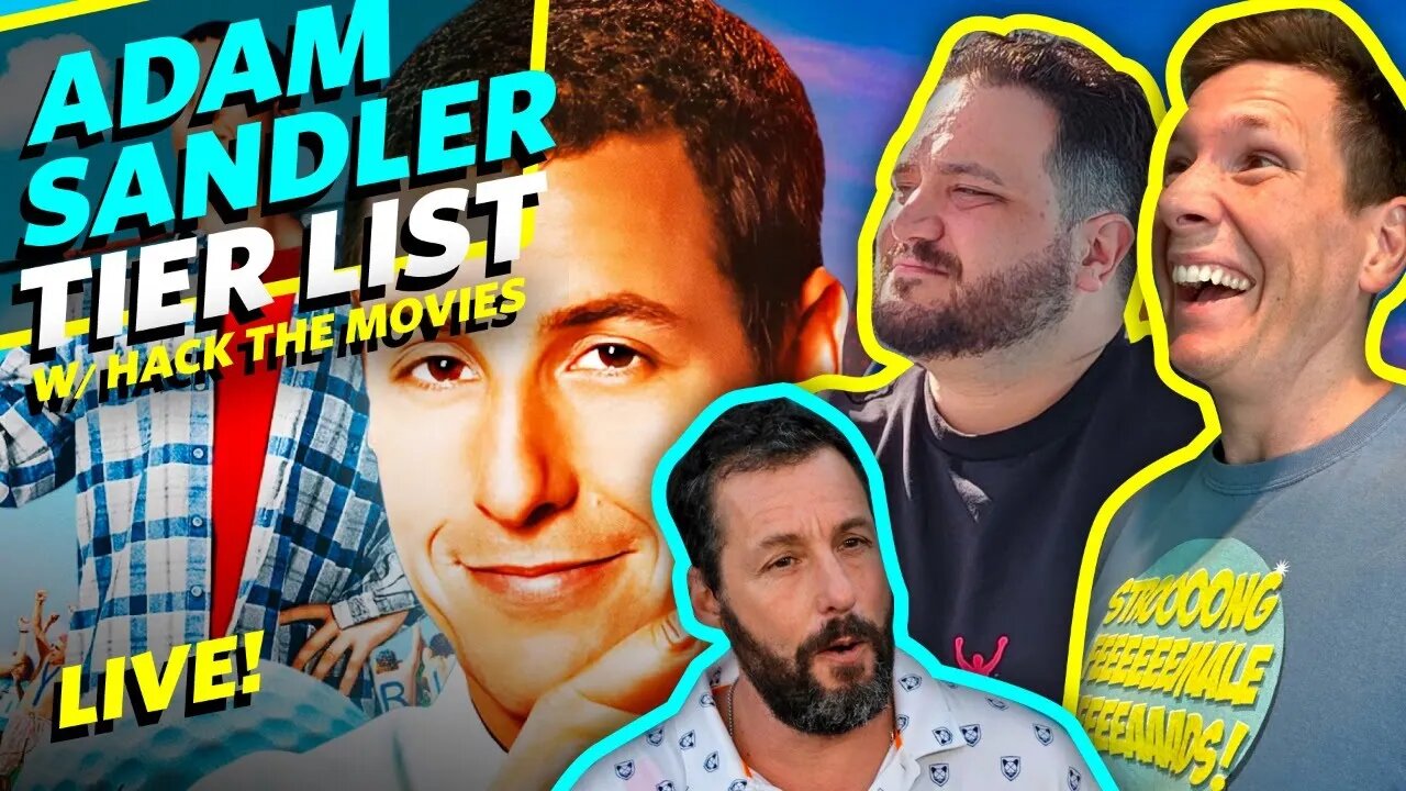 Adam Sandler Movies Tier List With @HackTheMovies