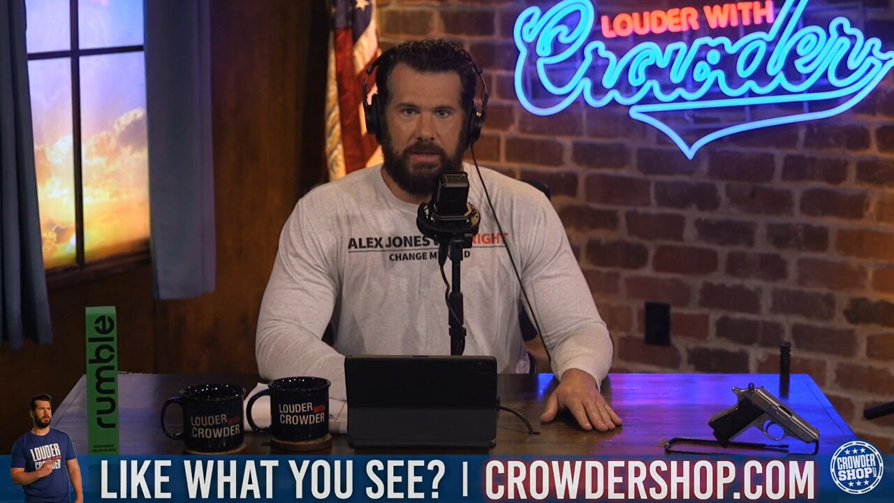 Steven Crowder Responds to Crybaby Kinzinger Endorsing Dementia Joe Biden 4 President