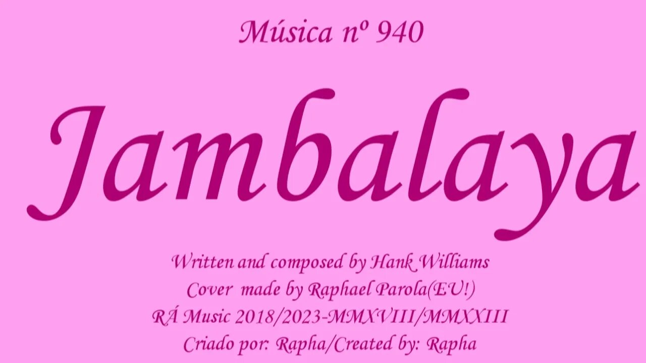 Música nº 940-Jambalaya