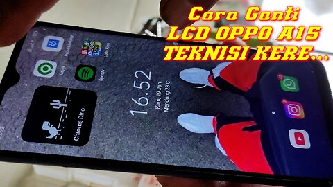 Tutorial Cara Ganti Lcd Oppo A15 // OppoA15 Replace Lcd