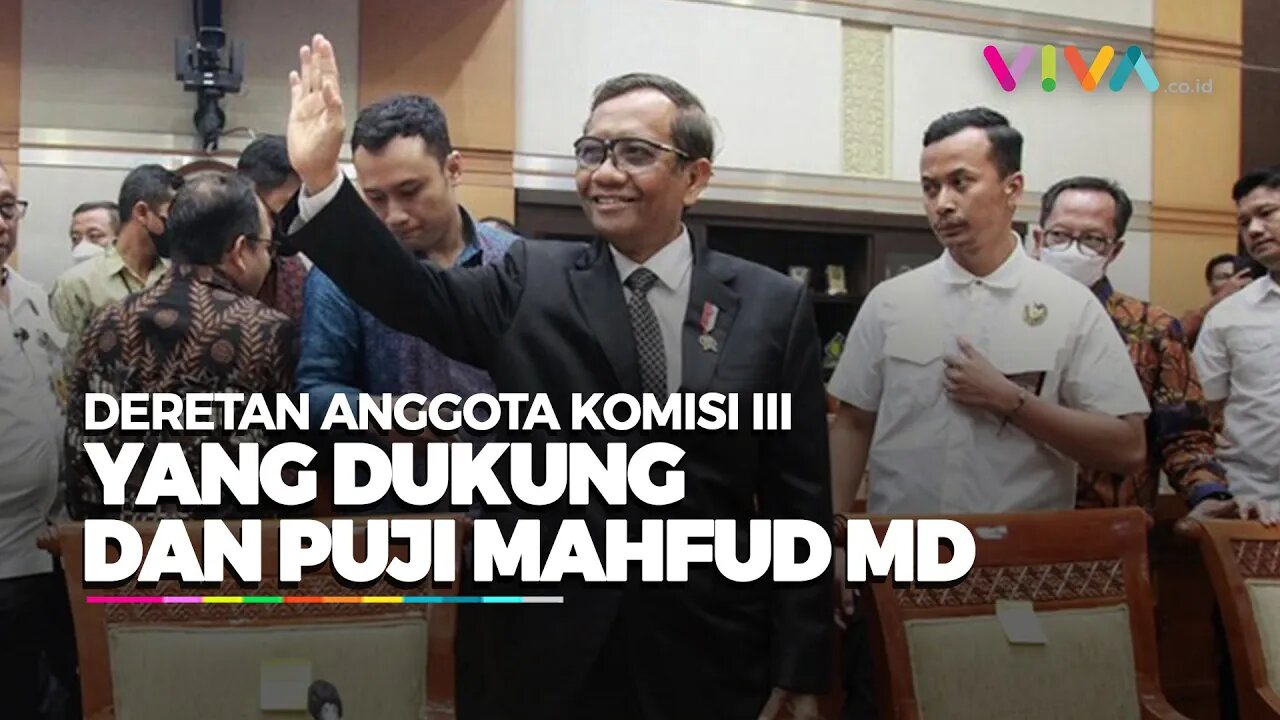 Sederet Anggota Komisi III DPR Puji dan Dukung Mahfud Kupas Transaksi Gelap Rp349 T di Kemenkeu