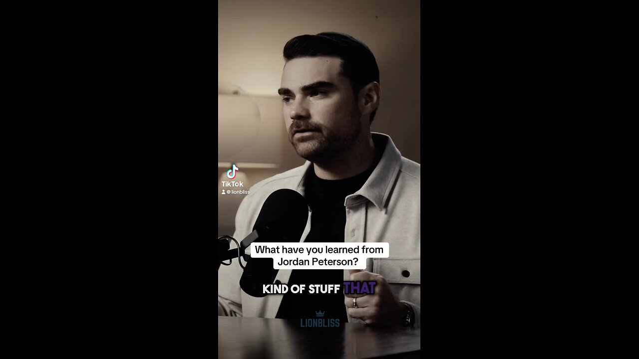 Ben Shapiro & Chris Williamson | Unlocking Jordan's Wisdom: Life Lessons & Personal Growth