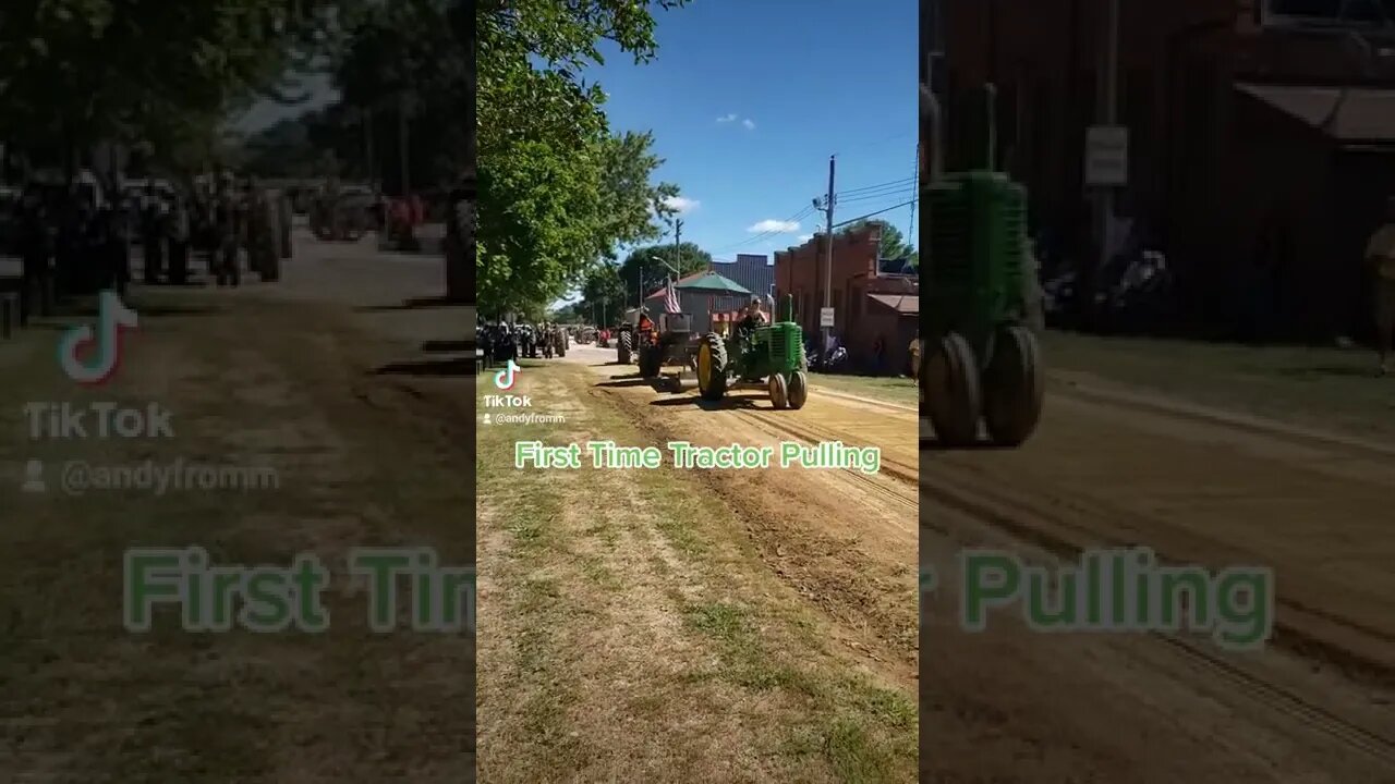 Wife's First Tractor SledPull | 1947 John Deere G