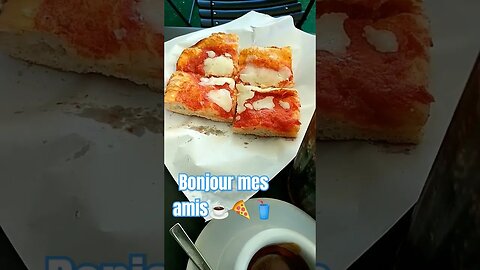 Bonjour mes amis☕🍕🥤