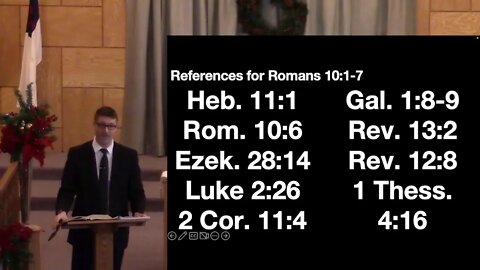 Romans 10:1-7 cont. (Sunday School) 12/11/22 AM