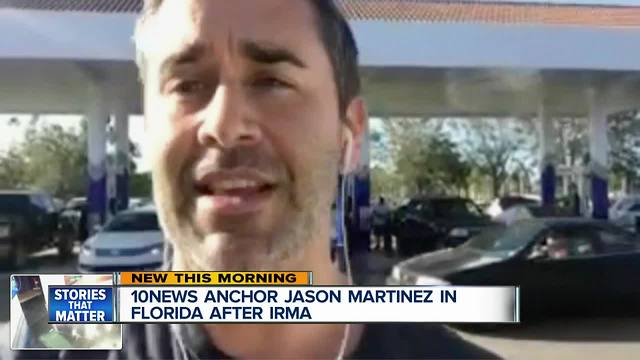 10News Anchor Jason Martinez gives first-hand look at Irma damage