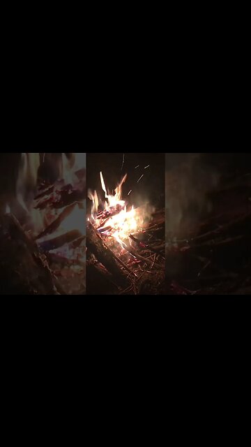 Relax by the fire, warmth and desire