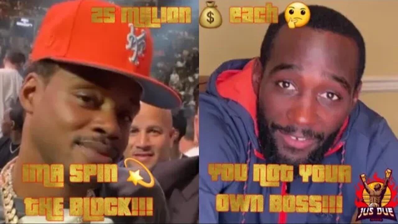 TERENCE CRAWFORD CLAIMS ERROL SPENCE NOT HIS OWN BOSS & TURNED DOWN 25 MILLION 💰 EACH 😒🤔 #TWT