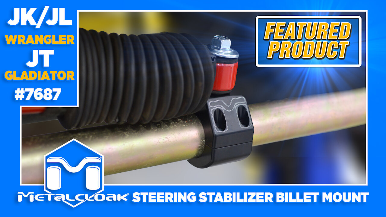 Introducing the MetalCloak Steering Stabilizer Billet Mount