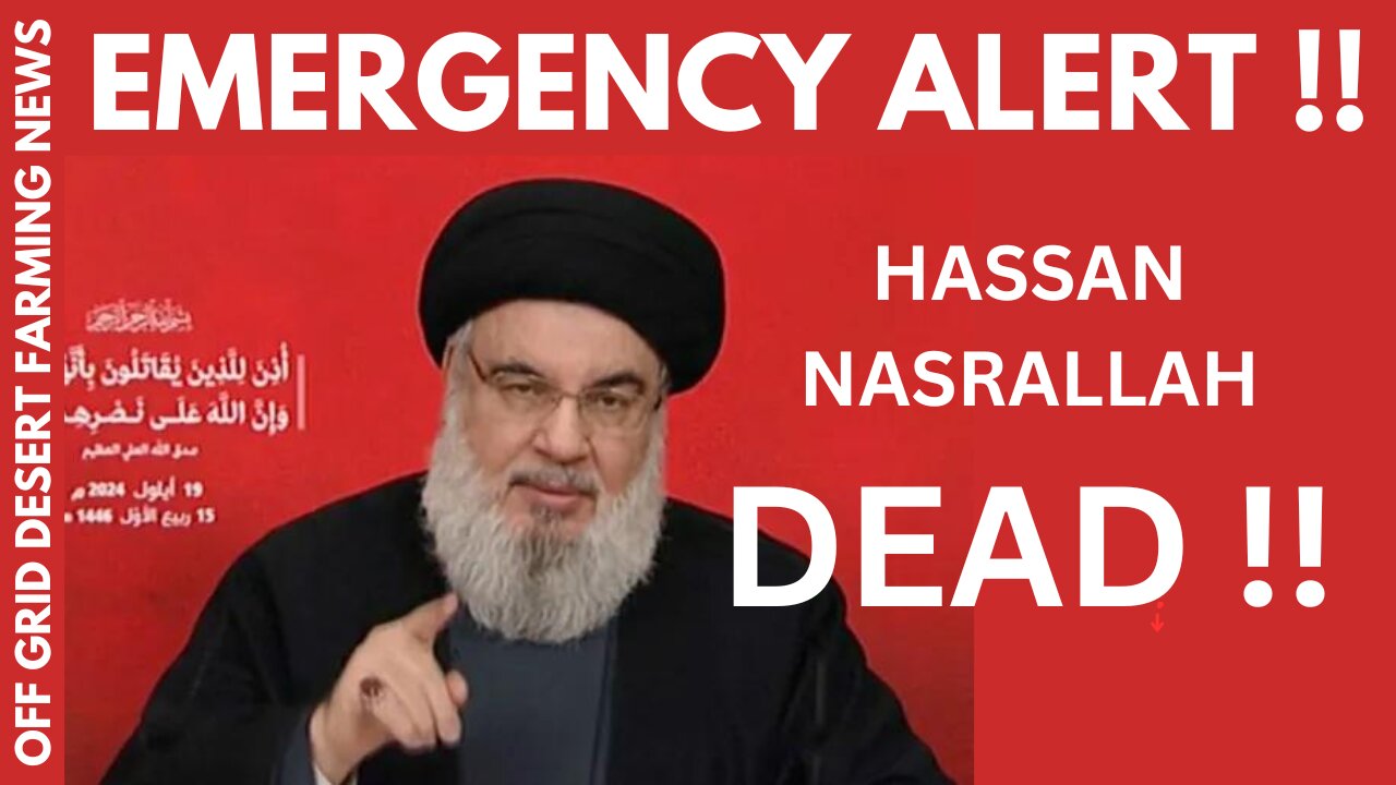 EMERGENCY ALERT !! ISRAEL STRIKES HASSAN NASRALLAH HIDEOUT WITH BUNKER BUSTER BOMBS !! IS HE DEAD ?