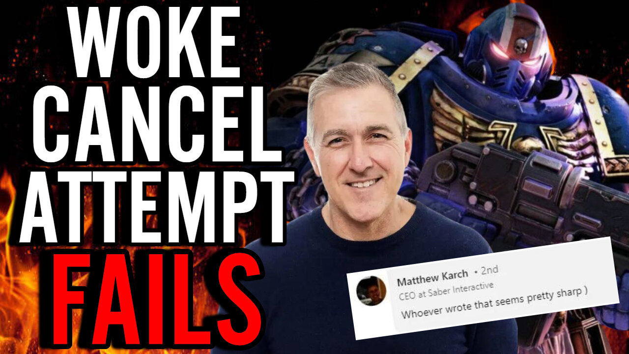 Woke FAIL To Cancel BASED Developer!! Saber CEO CONFIRMS That He Made Space Marine 2 For GAMERS!!