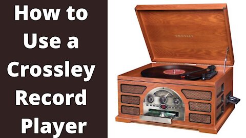 How to use a Crossley record player