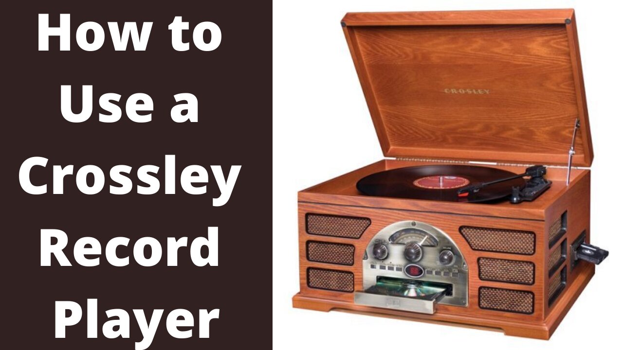 How to use a Crossley record player