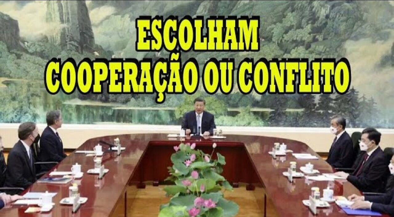 CHINA ADVERTE QUE EUA DEVEM ESCOLHER ENTRE "COOPERAÇÃO OU CONFLITO" by Jayson Rosa - Geopolíticando