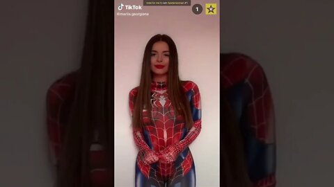 Rate the Girls: Best Spiderwoman Spidergirl TikTok Cosplay Contest #1a (Spiderman) 🕷💖