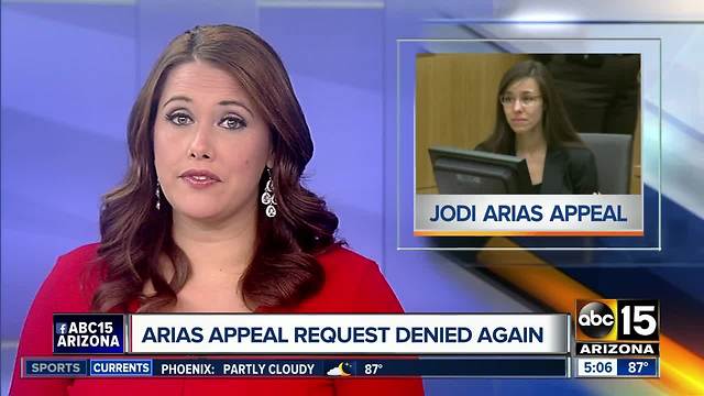 Jodi Arias appeal denied again