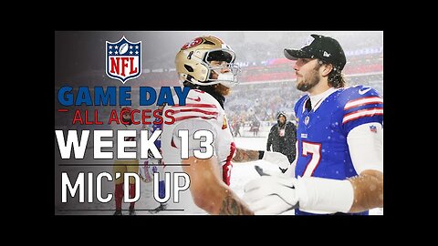 NFL Week 13 Mic'd Up! "You got a receiving touchdown?" | Game Day All Access