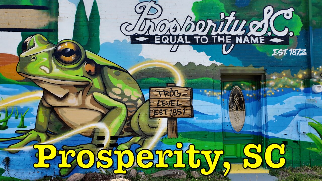 I'm visiting every town in SC - Prosperity, South Carolina