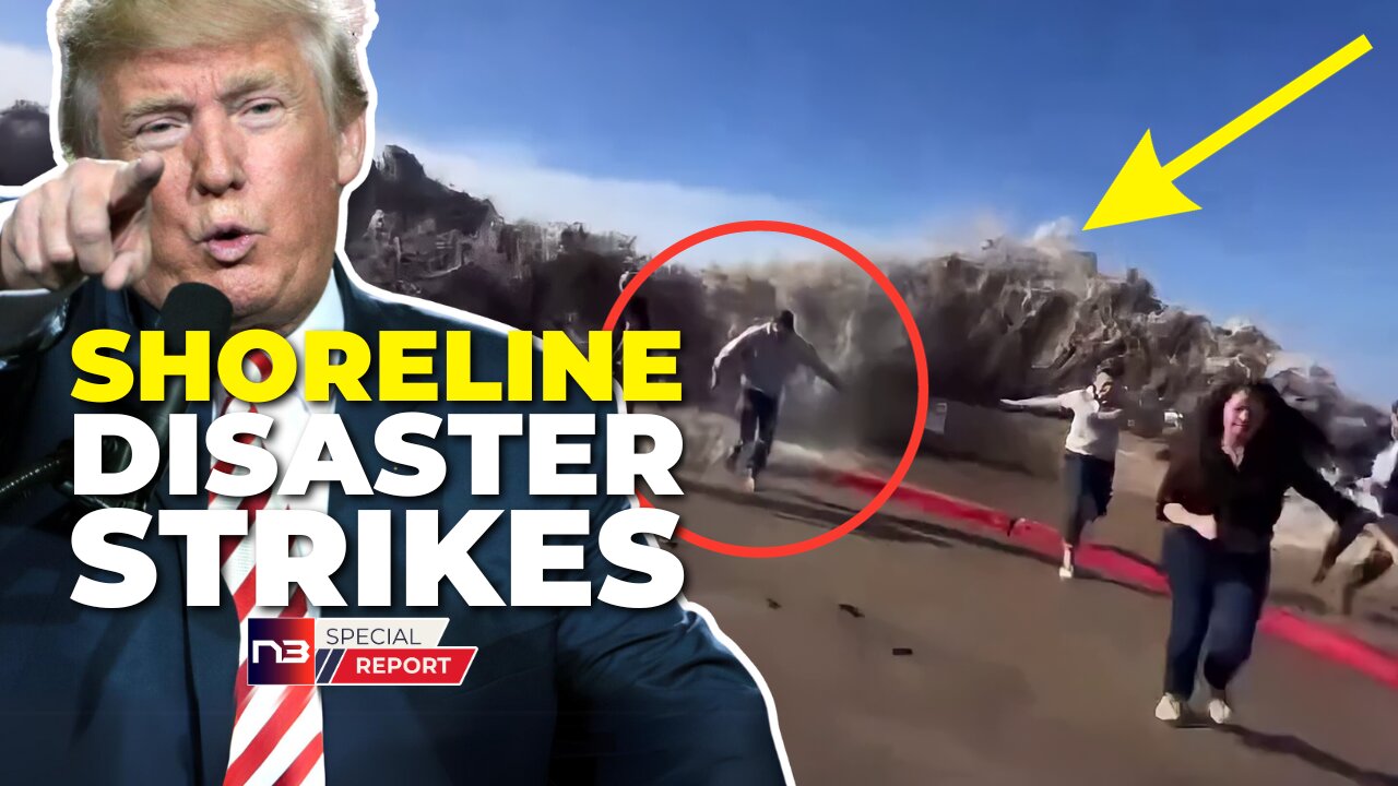 Must Watch! Monster Wave Wreaks Havoc In Breathtaking Display As Dems Predictably Blame Trump