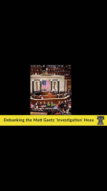 Debunking the Matt Gaetz 'Investigation' Hoax