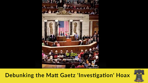 Debunking the Matt Gaetz 'Investigation' Hoax