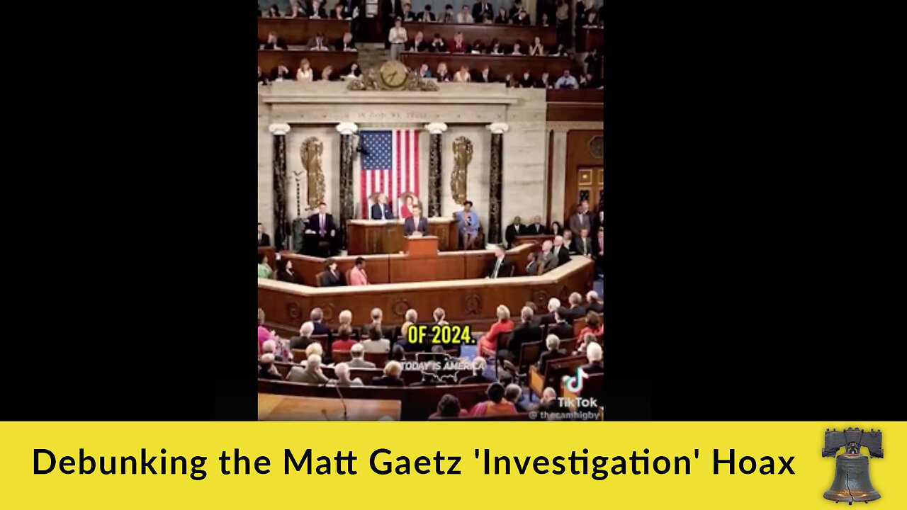 Debunking the Matt Gaetz 'Investigation' Hoax