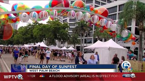 Final day of SunFest 2018