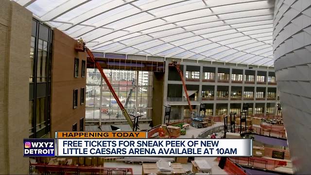 Tickets for Little Caesars Arena preview available on Friday