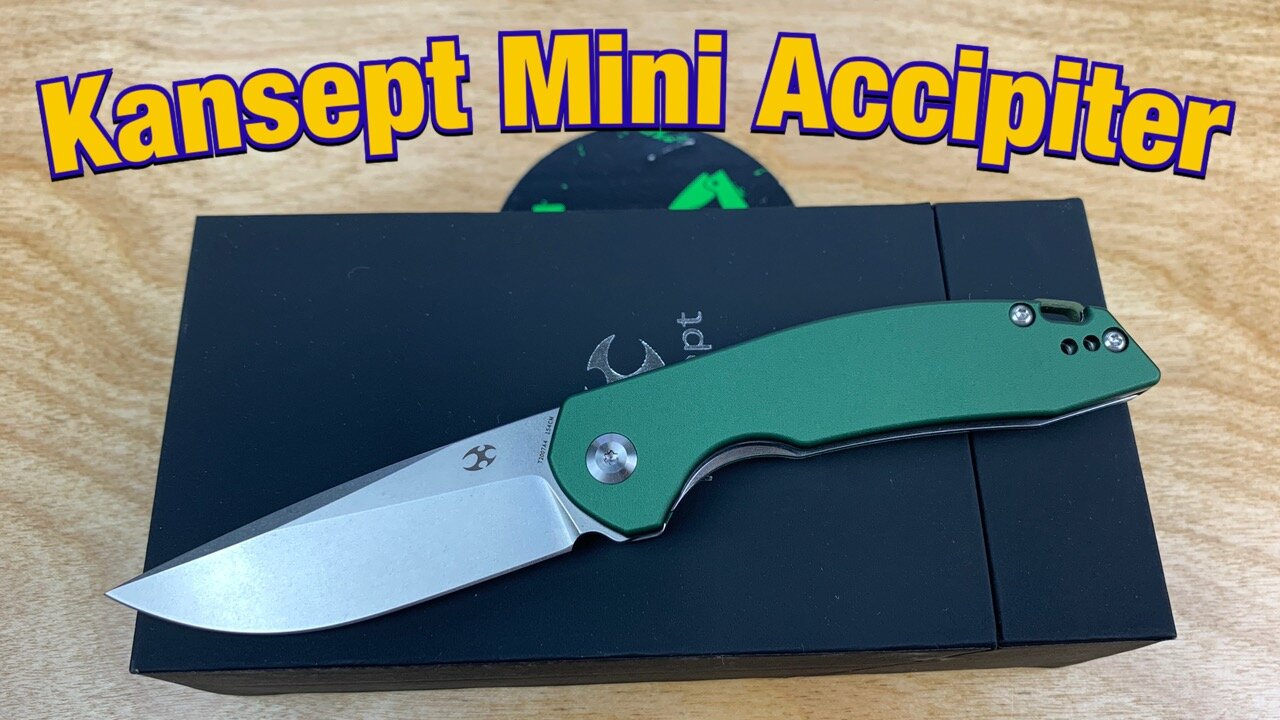 Kansept Mini Accipiter front flipper / includes disassembly / lightweight gent carry EDC !