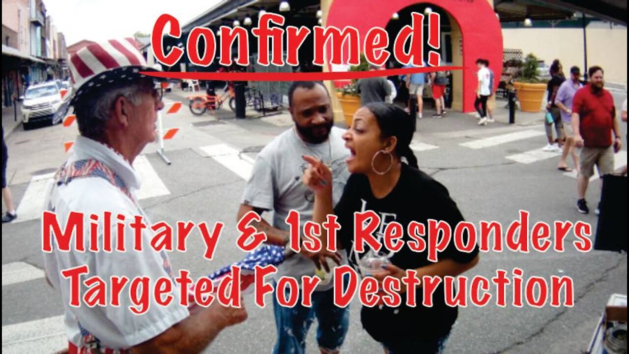 Confirmed! Military & 1st Responders Targeted For Destruction