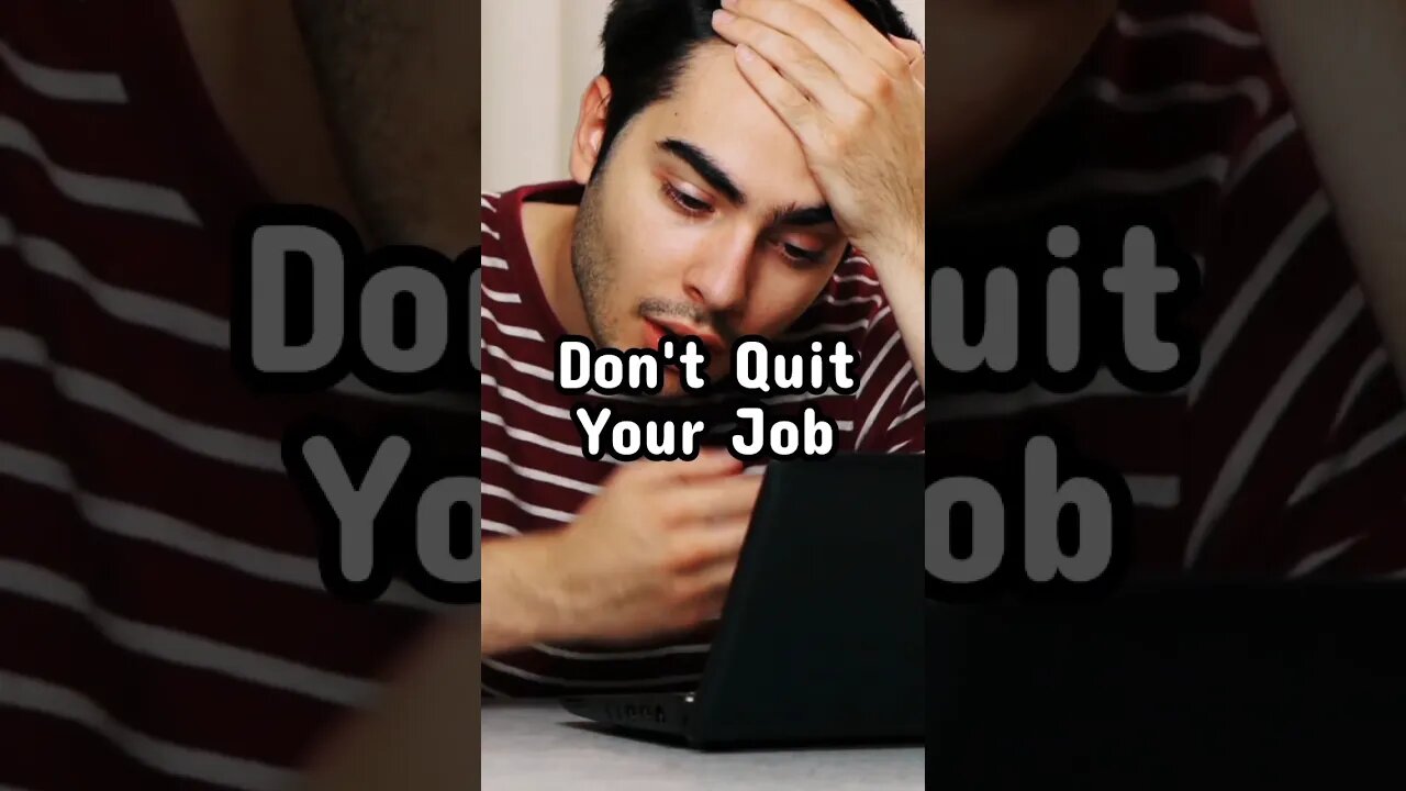 Dont Quit Your Job #shorts #dontgiveup #dontquit