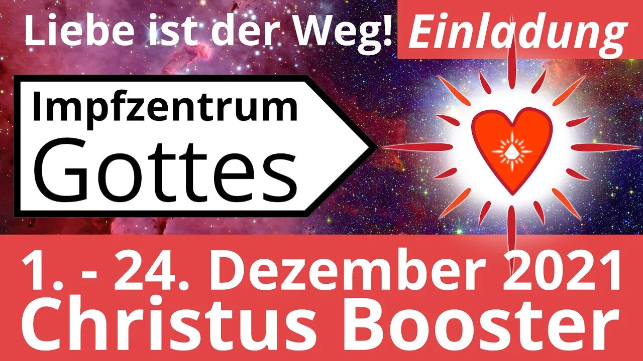 Impfzentrum Gottes - Impfzentrum der Liebe mit Christus Booster für alle Varianten