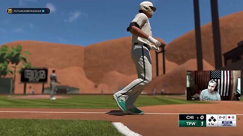 We beat a FUTURE ARMY RANGER, by one. MLBTheShow23 Battle Royale 3 Game 3