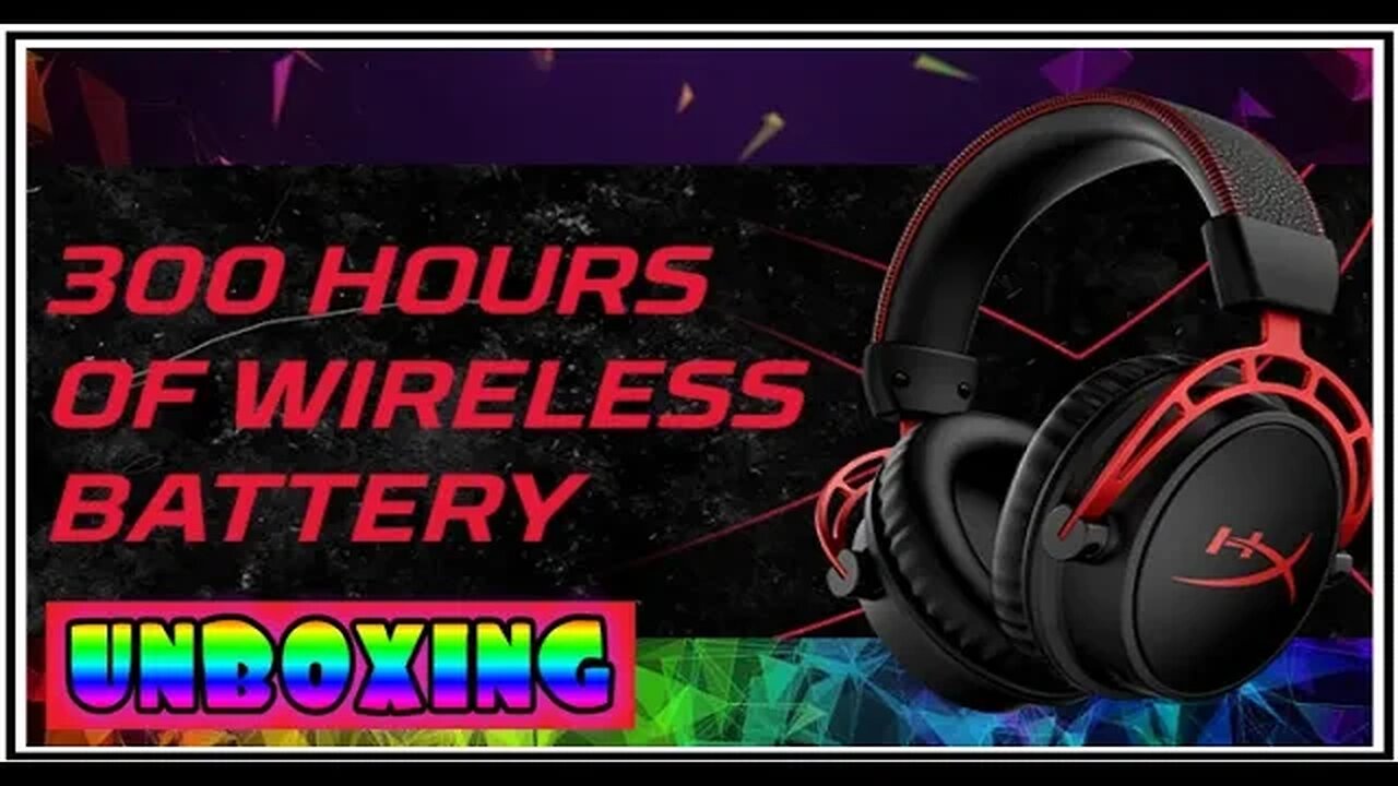 300 HOURS battery LIFE Headphones! || HyperX Cloud ALPHA Wireless || SKU: 4P5D4AA